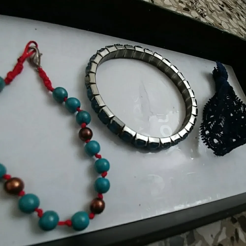 3 Randomized Blue Bracelet's